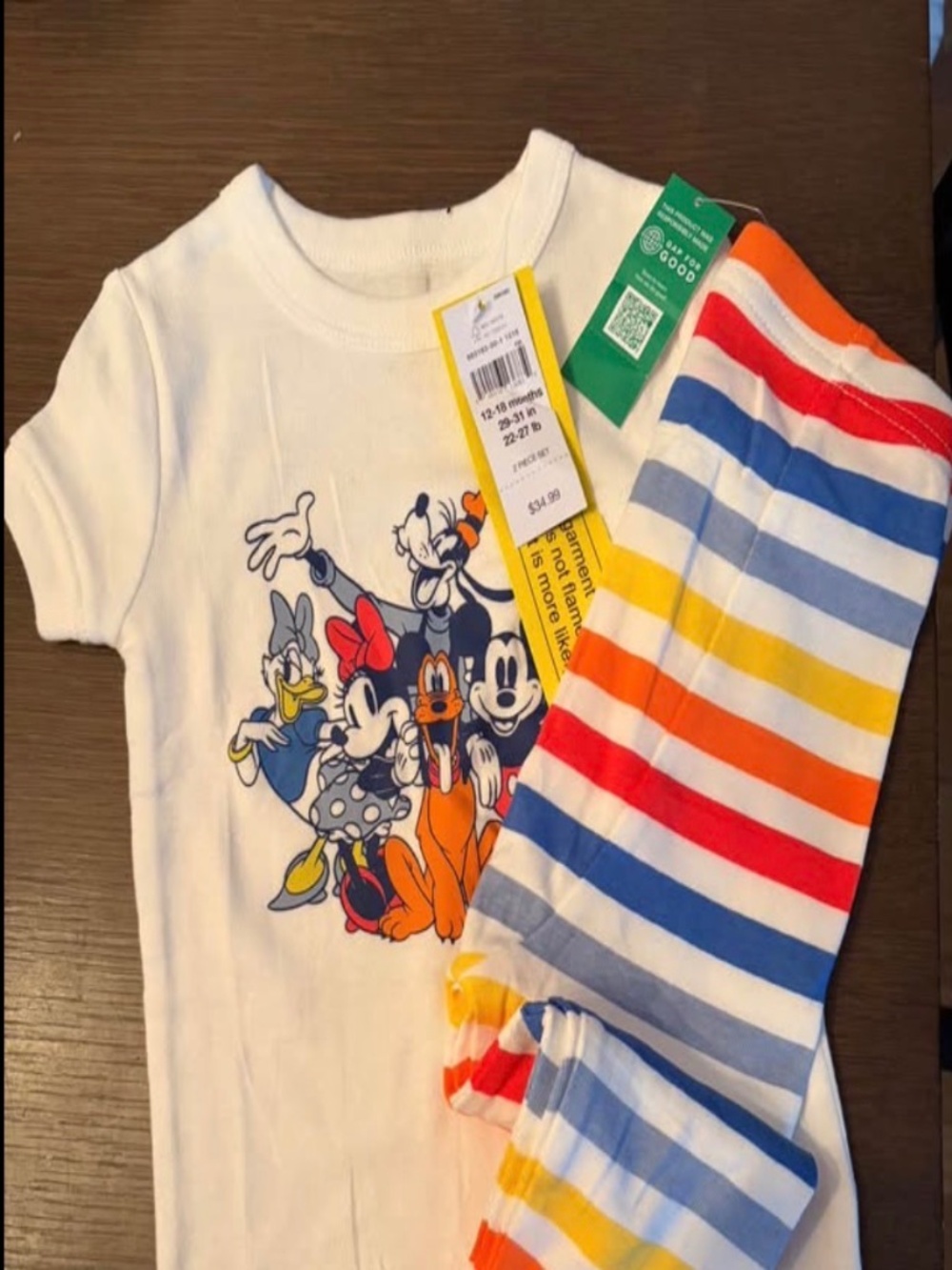 Baby Gap Disney Pajama Set | Size 12-18 Months | NWT